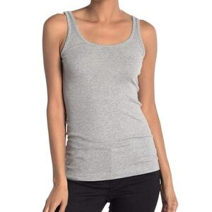 Vince Heather Gray Favorite Tank Top Size M